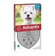 1 pipetta ADVANTIX SPOT-ON CANE CANI 4-10 KG ELIMINA ZECCHE PULCI PIDOCCHI 1 ml