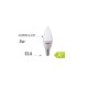 10 LAMPADE LED OLIVA C37 5WATT 6000K fredda A+ LAMPADINA PEGASO