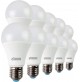 10x E-QUICKLY Lampadina Goccia LED E27 20W =140W 900Lm Luce FREDDA 6000K lampade