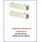 COPPIA BASE IN PVC SUPPORTO 35x8x8 cm PAVIMENTO CLIMATIZZATORE CONDIZIONATORE