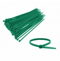 FASCETTA FASCETTE DI CABLAGGIO PLASTICA VERDE PZ 100 rete ombra 140x3,5 mm