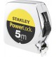 FLESSOMETRO PROFESSIONALE METRO 5mt x 25mm ACCIAIO AL CARBONIO POWERLOCK STANLEY