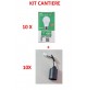 KIT CANTIERE PROVA IMPIANTO ELETTRICO 10 LAMPADE 10W + 10 PORTALAMPADE INNESTO