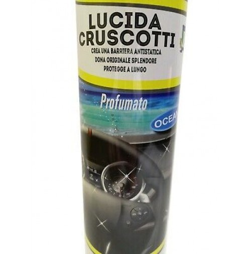 LUBEX LUCIDA CRUSCOTTI SPRAY PULIZIA AUTO CRUSCOTTO ANTISTATICO LUBEX 600 ML