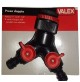 PRESA DOPPIA 2 USCITE D'ACQUA CON RUBINETTO IDRAULICA ADATTATORE VALEX 1482106