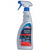 PULISCI TESSUTI 750ml SPRAY PULIZIA DETERGE INTERNI AUTO MOQUETTE SEDILI RHUTTEN