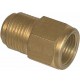 RACCORDO RIDOTTO OTTONE CLIMATIZZATORE CONDIZIONAMENTO 3/8F 1/2M 3/8X1/2