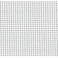 RETE TESSUTA QUADRA QUADRATA ZINCATA METALLICA PESANTE 1x1 mm H.100 cm 9MT