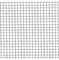 RETE TESSUTA QUADRA QUADRATA ZINCATA METALLICA PESANTE 2x2 mm H.100 cm 12,5MT