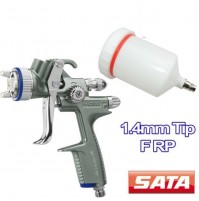 SATA Jet 100 B F RP Aerografo Ugello 1.4mm Filler Primer/Pistola Spruzzo 0.6lt