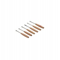 SGORBIE SCALPELLI PER TORNIO LEGNO 200mm - SET KIT 6PZ - VALEX