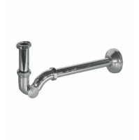 SIFONE SCARICO LAVABO BIDET A S ESSE IN OTTONE MISURA 1.1/4